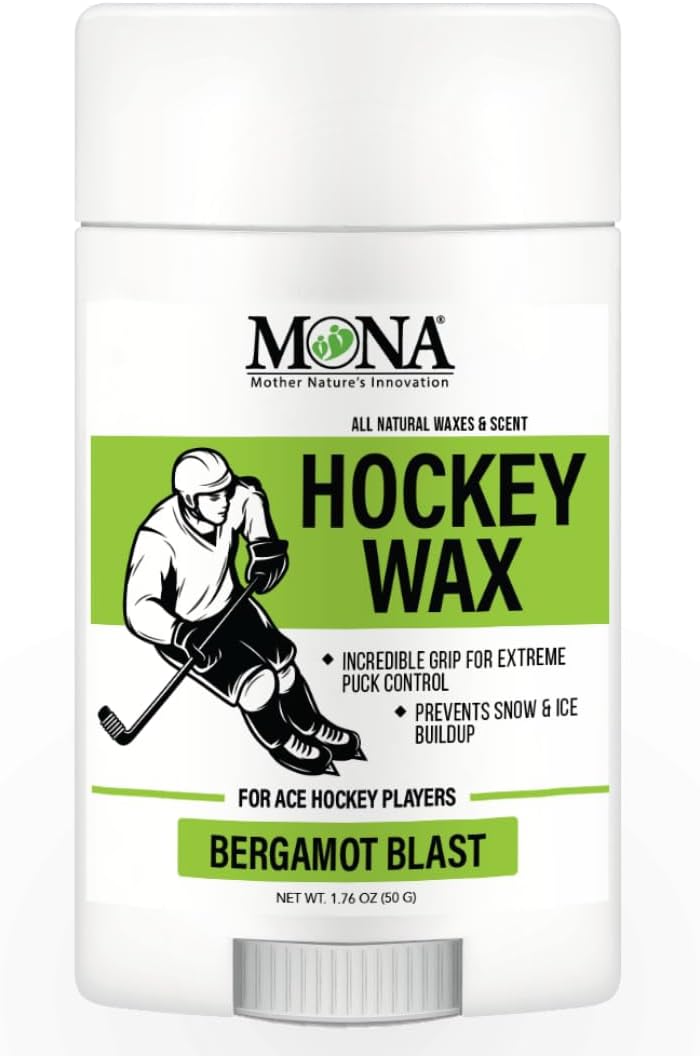 Mona Brands Elite Hockey Stick Wax for Ace Hockey Players | Premium Blade Protection | Improved Puck Control | Prevents Ice Buildup and Soggy Blade Tape - Image 1